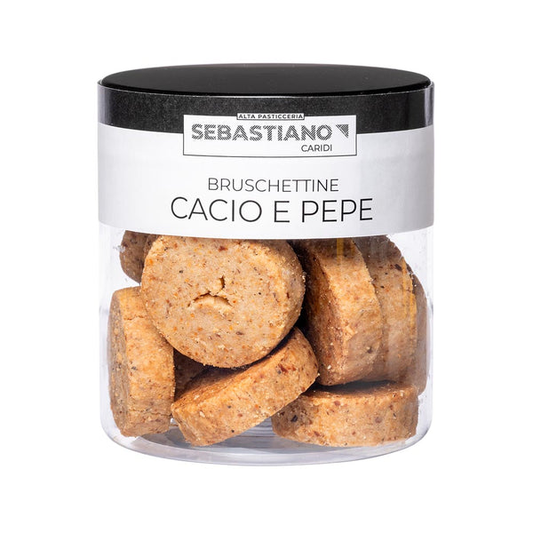 Bruschettine cacio e pepe