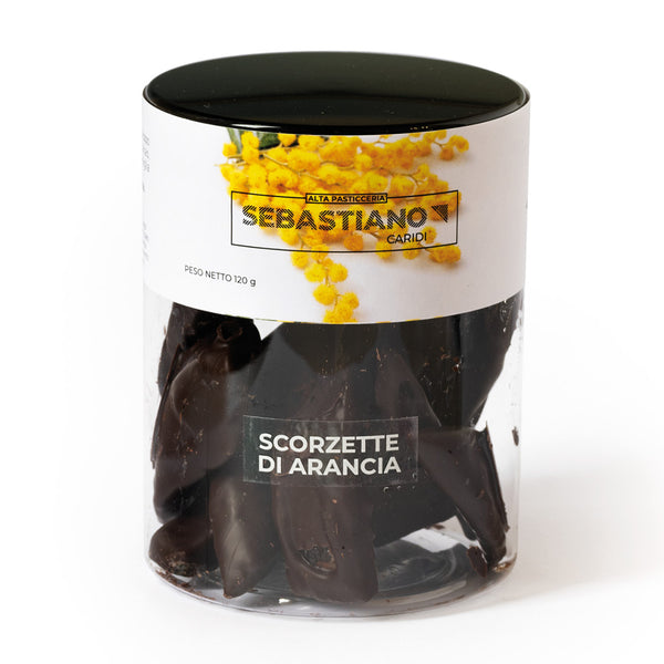 Scorzette di arancia ricoperte di cioccolato